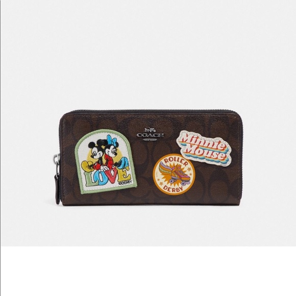 Coach Handbags - Coach x Mickey Mouse accordion zip wallet NWT
